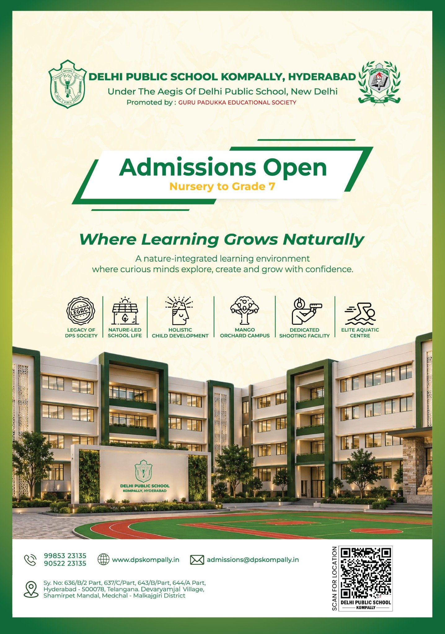 School admissions pamphlet