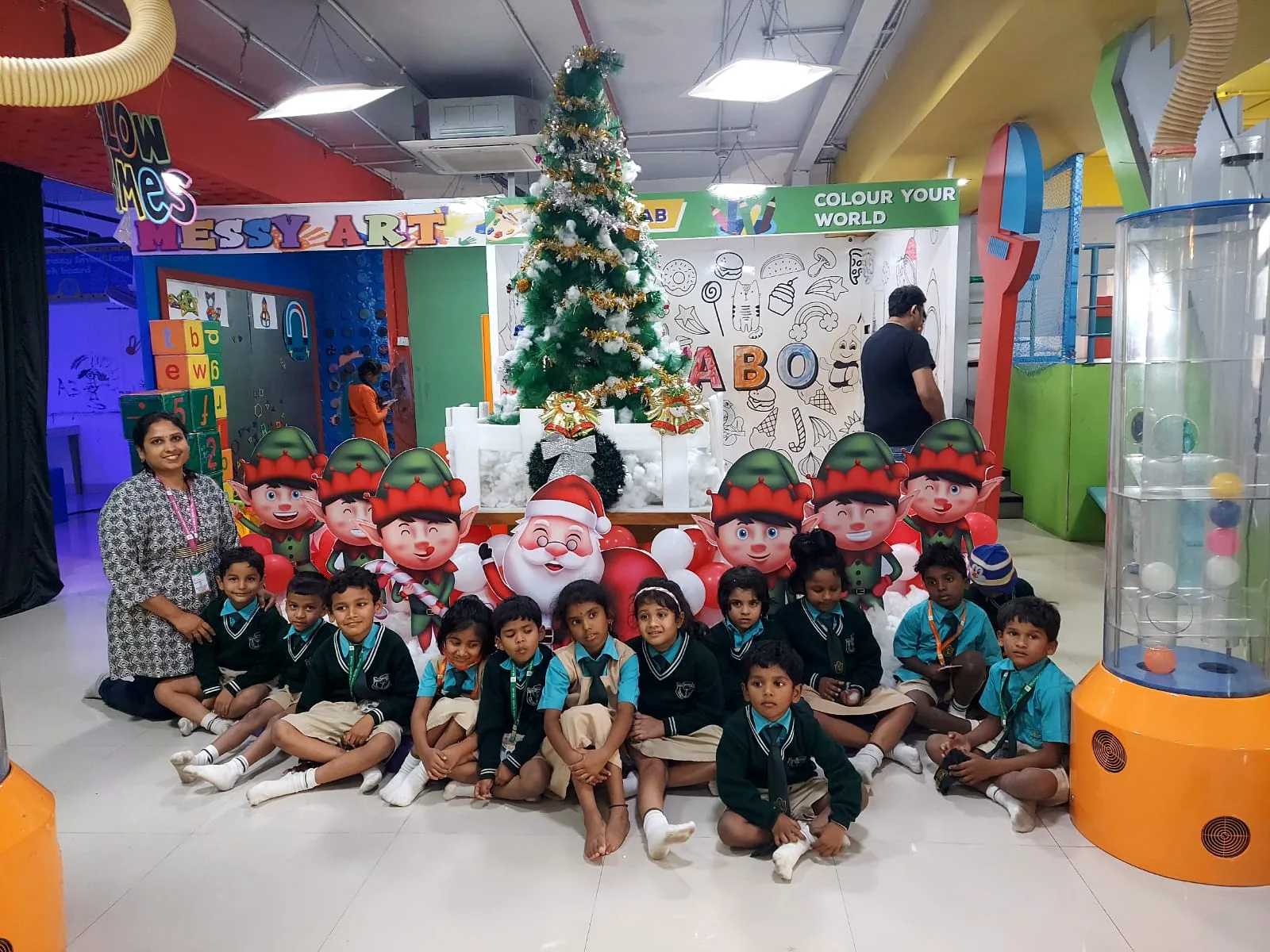 Young children learning through play in the early years